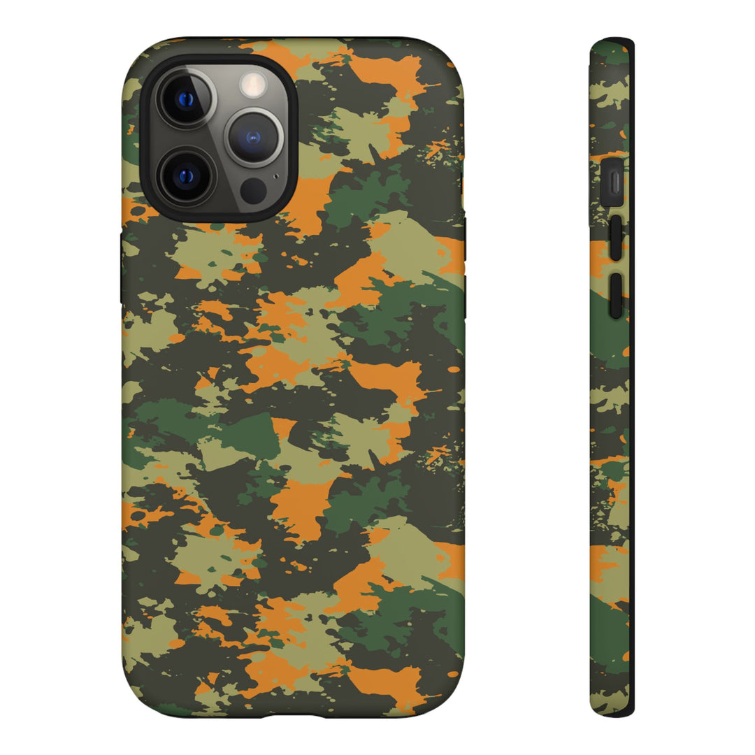 Orange Camo Case