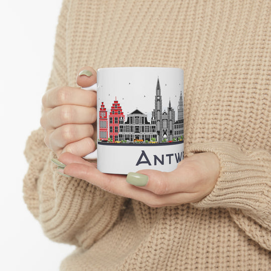 Antwerp Belgium Coffee Mug - Ezra's Clothing - Mug