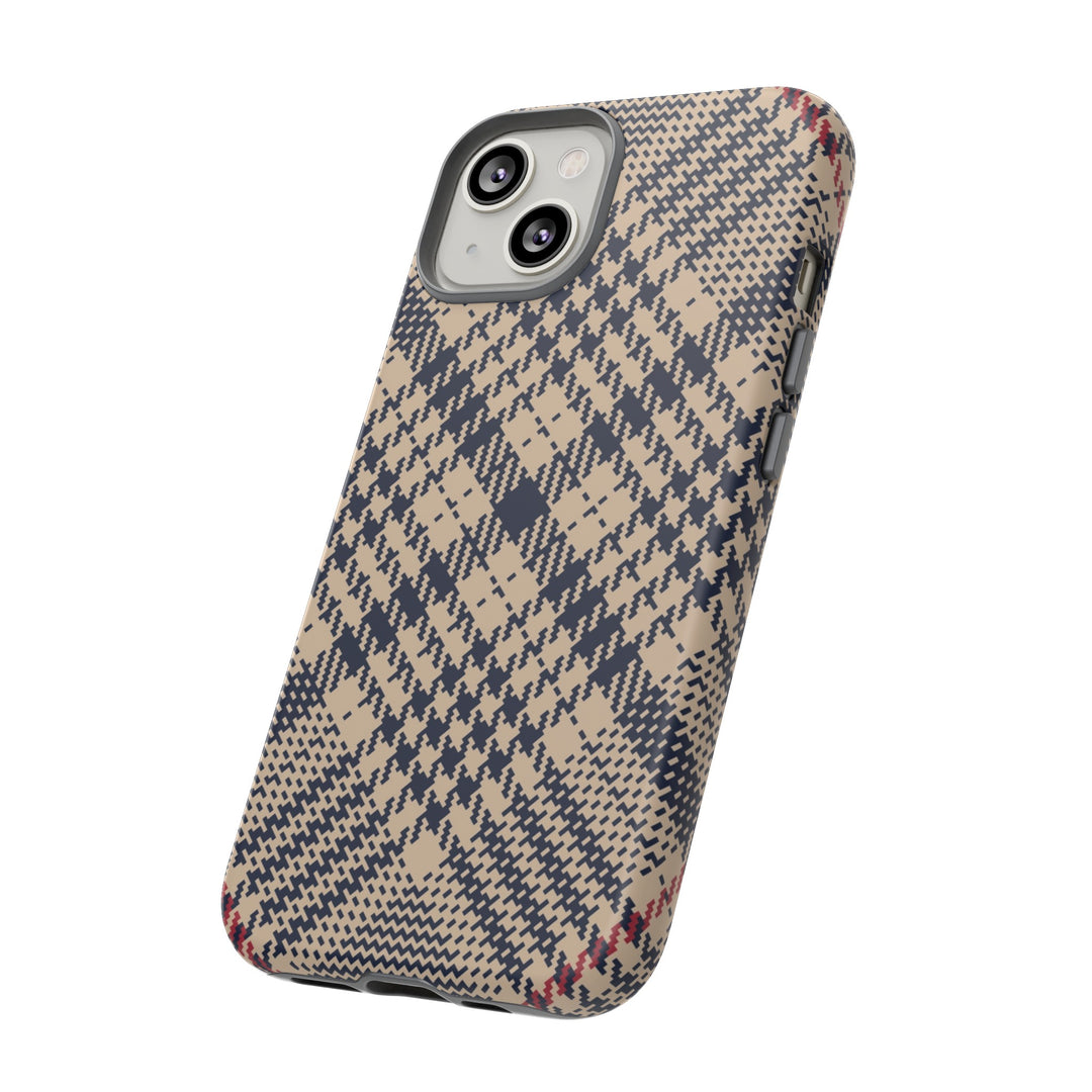 Blue Scottish Plaid Case - Dual Layer Tough Case - Fits Many Smartphone Models