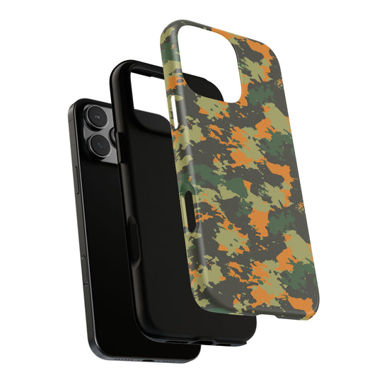 Orange Camo Case