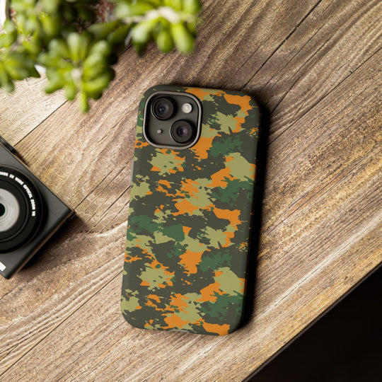 Orange Camo Case