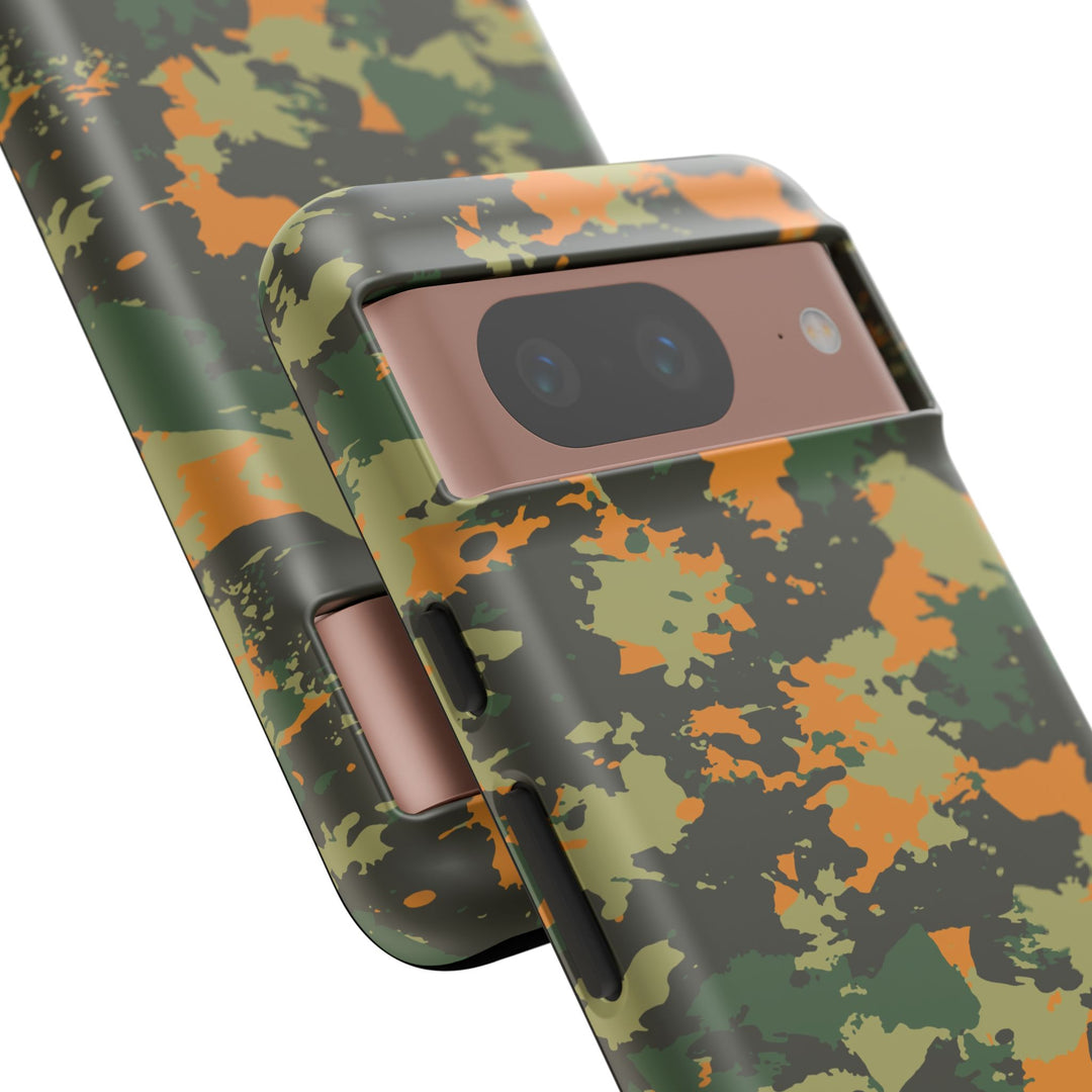 Orange Camo Case