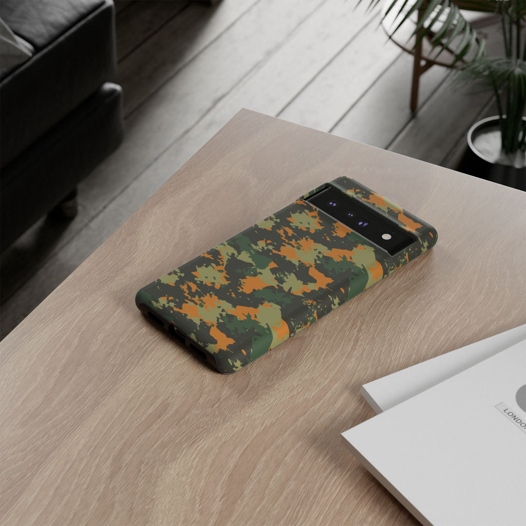 Orange Camo Case