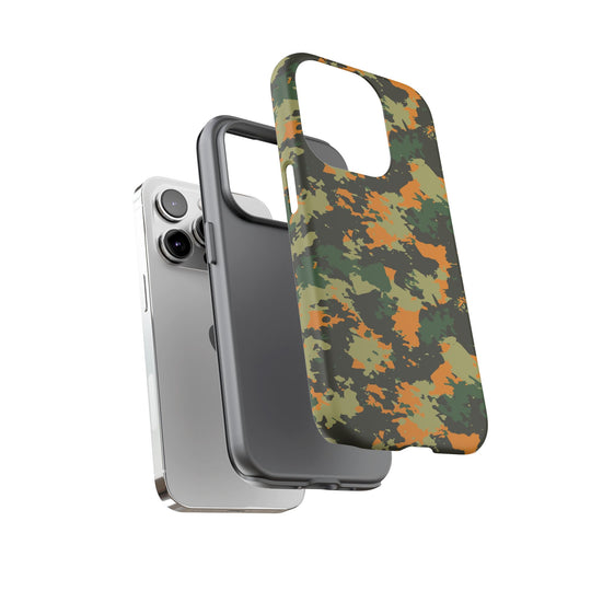 Orange Camo Case