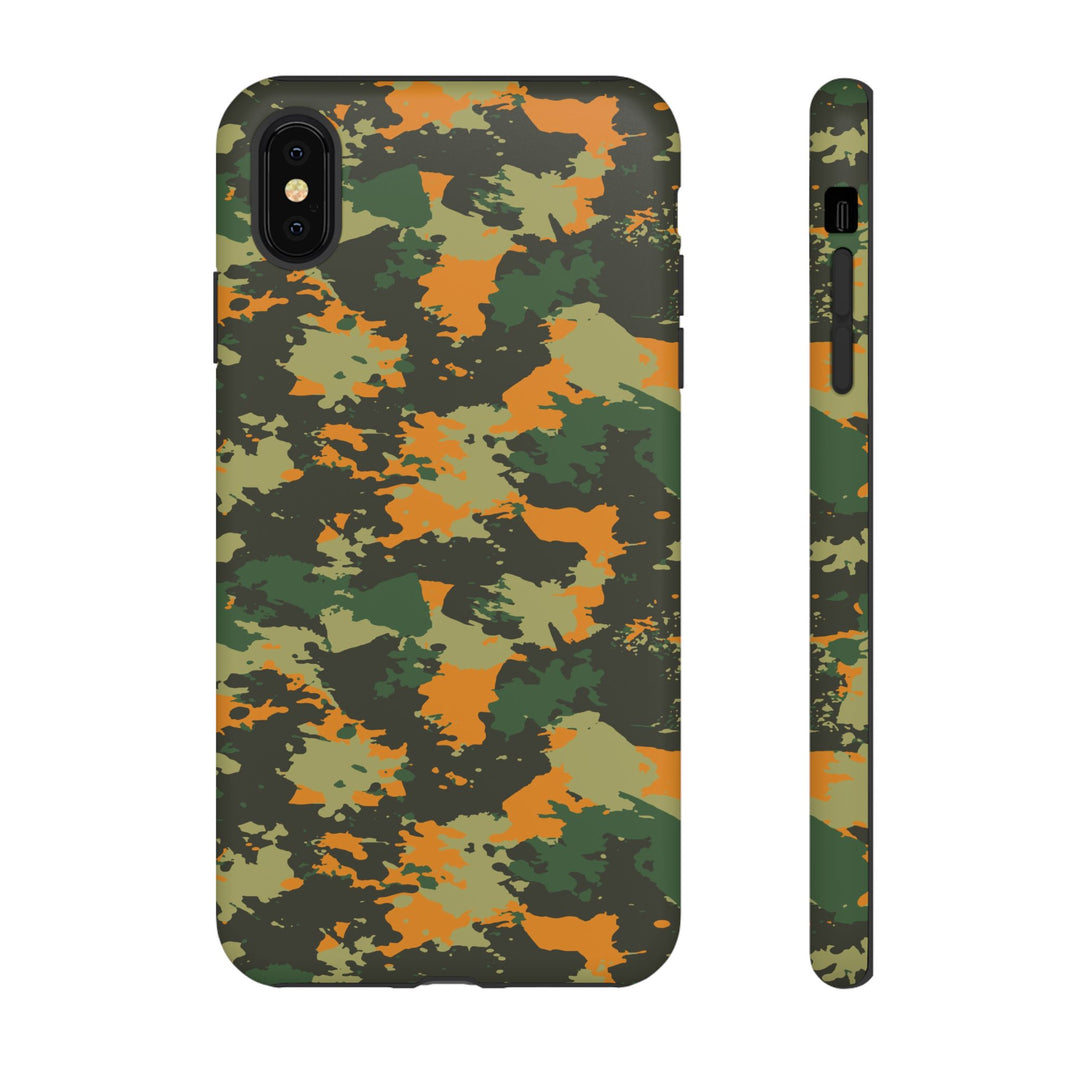 Orange Camo Case