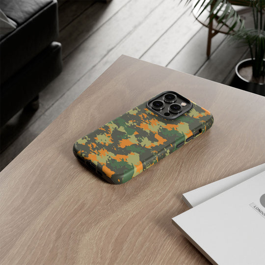 Orange Camo Case