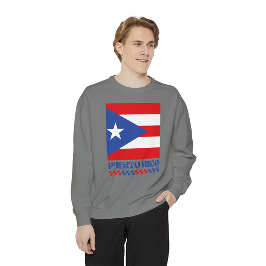 Puerto Rico Retro Sweatshirt - Ezra's Clothing - Sweatshirt