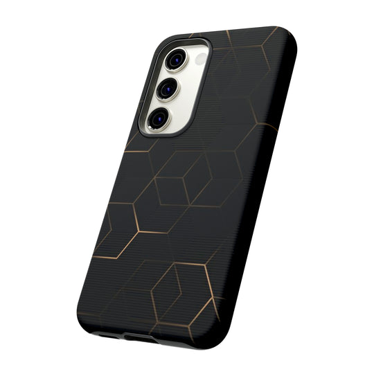 Black Gold Hexagon Case