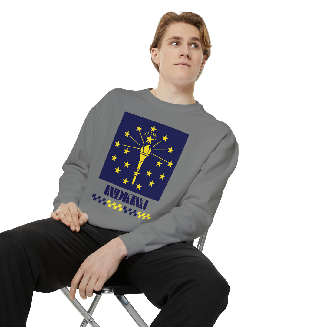 Indiana Retro Sweatshirt - Ezra's Clothing - Sweatshirt