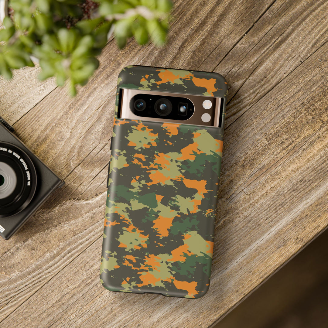 Orange Camo Case