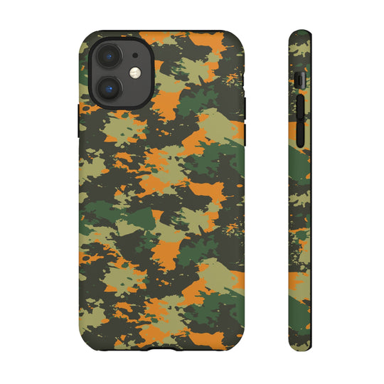 Orange Camo Case