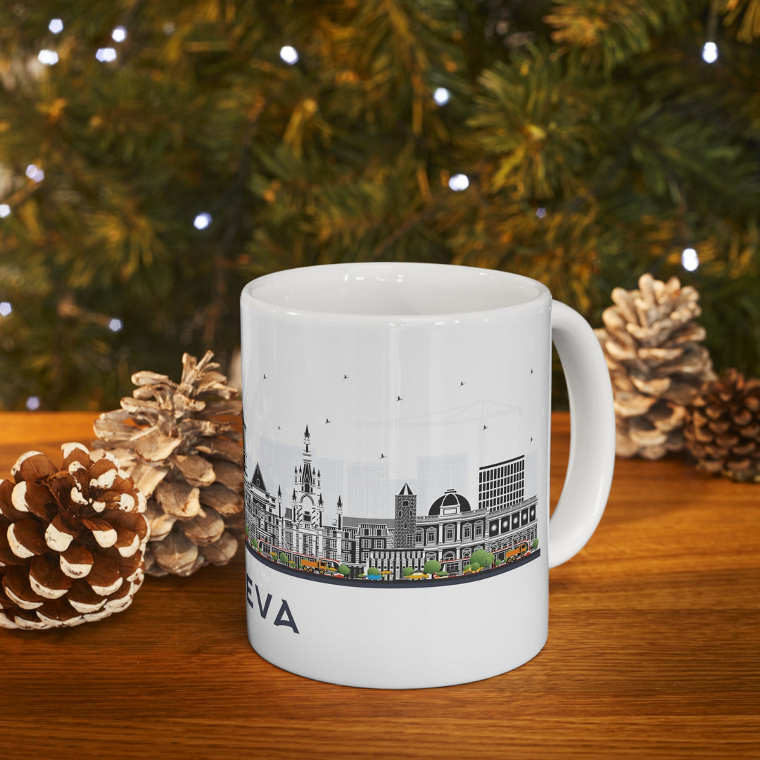 Geneva Switzerland Coffee Mug - Ezra's Clothing - Mug