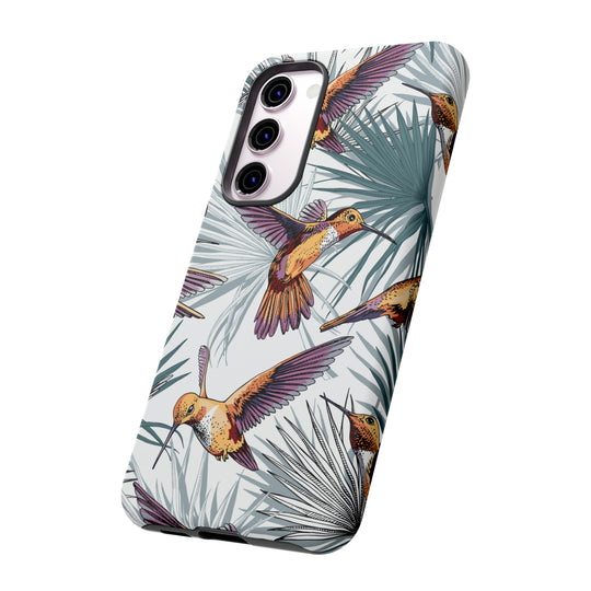 Hummingbird Case - Dual Layer Tough Case - Fits Many Smartphone Models