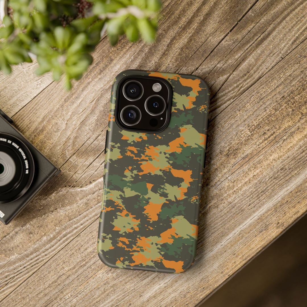 Orange Camo Case