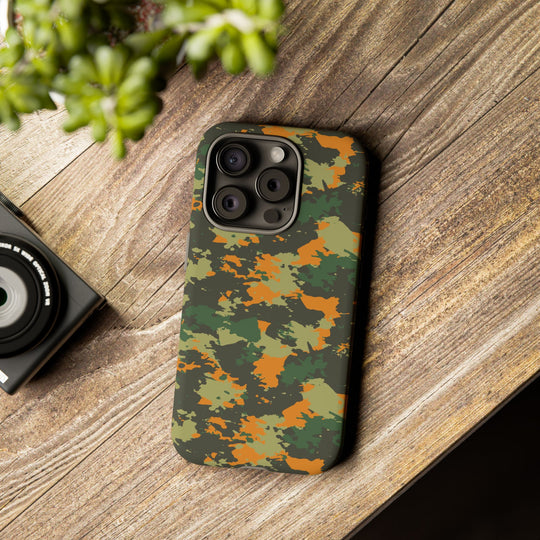 Orange Camo Case