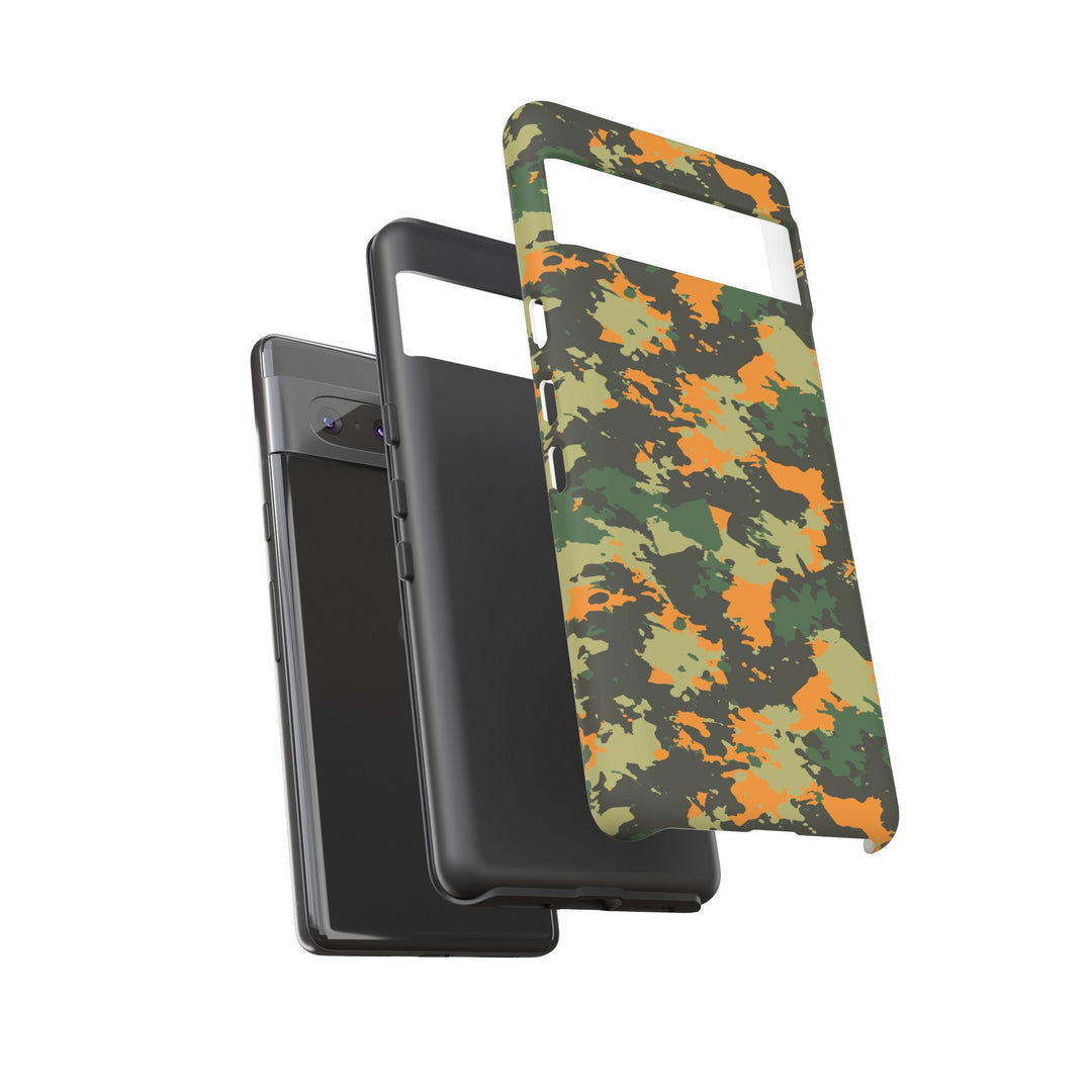 Orange Camo Case