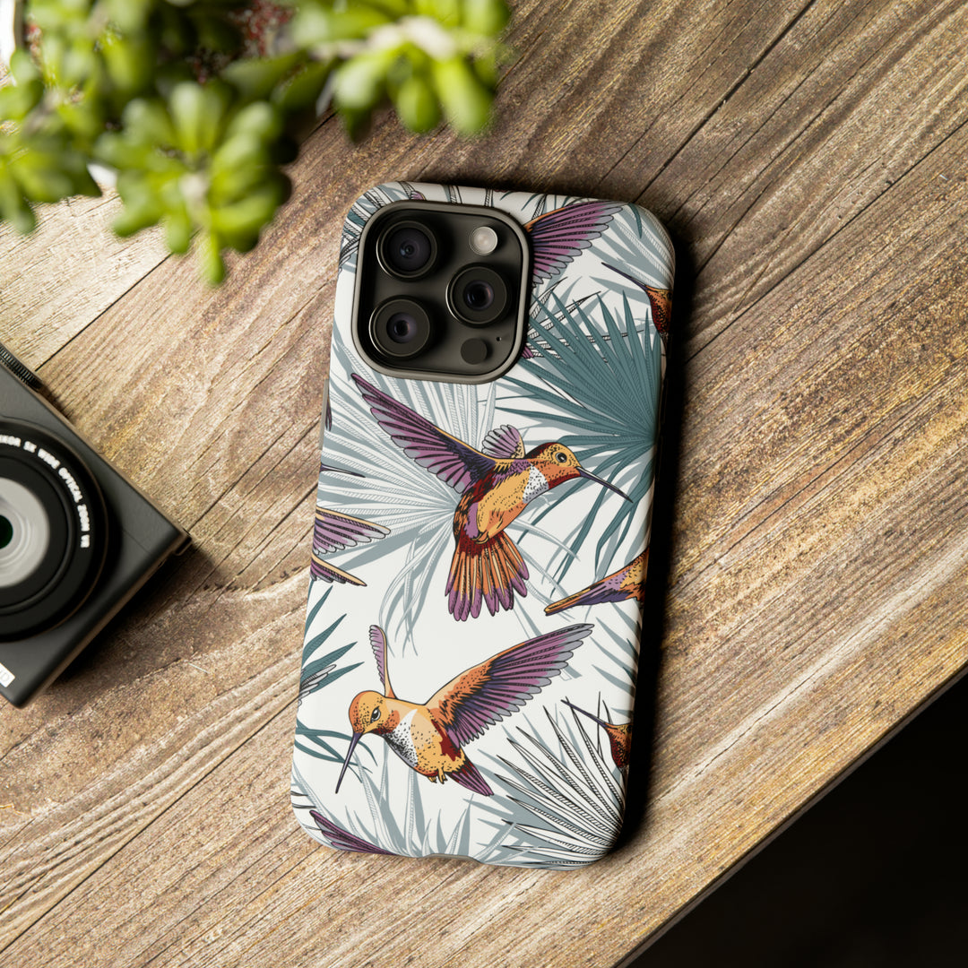 Hummingbird Case - Dual Layer Tough Case - Fits Many Smartphone Models