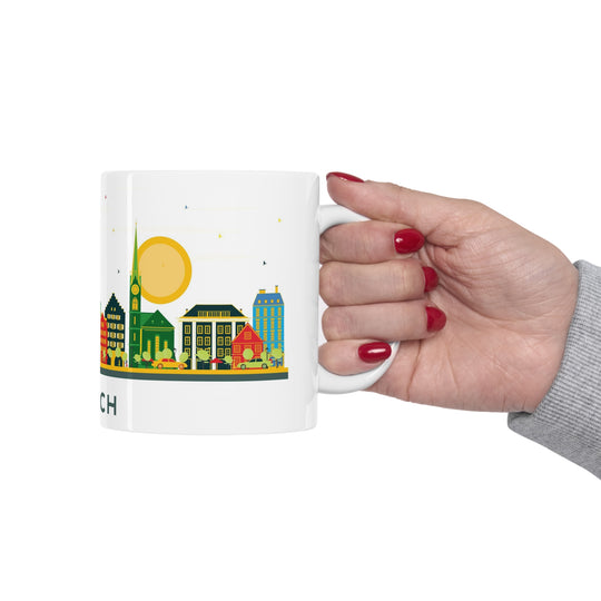 Zurich Switzerland Coffee Mug - Ezra's Clothing - Mug