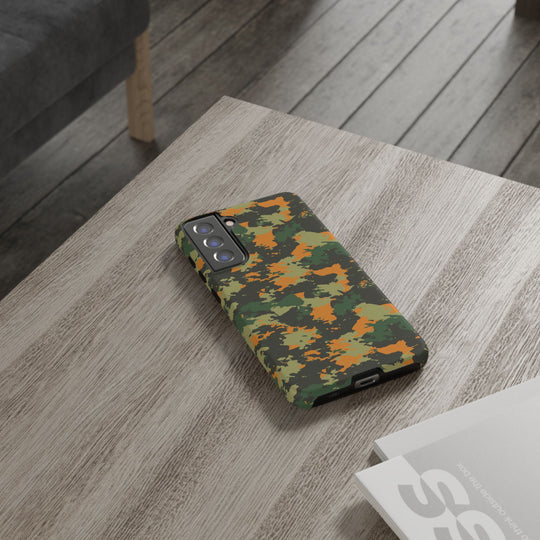 Orange Camo Case