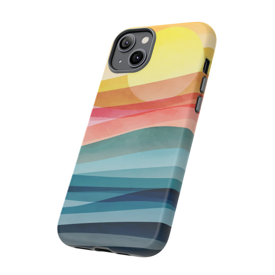 Mountain Sun Case - Dual Layer Tough Case - Fits Many Smartphone Models