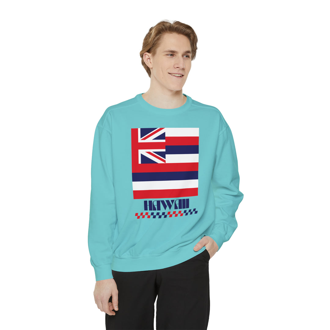 Hawaii Retro Sweatshirt - Ezra's Clothing - Sweatshirt