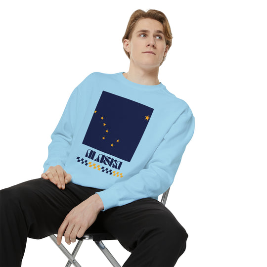 Alaska Retro Sweatshirt - Ezra's Clothing - Sweatshirt