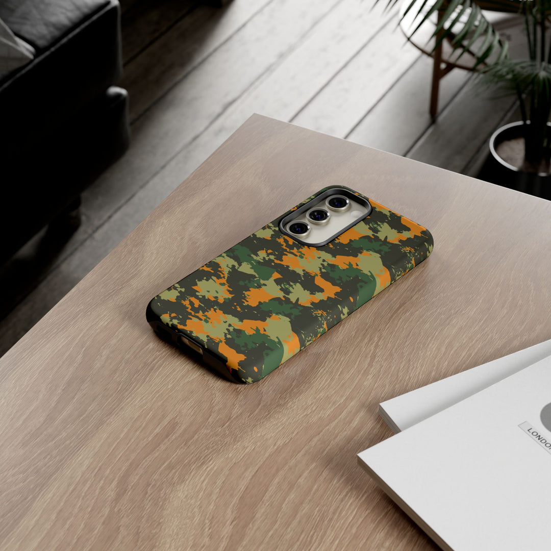 Orange Camo Case