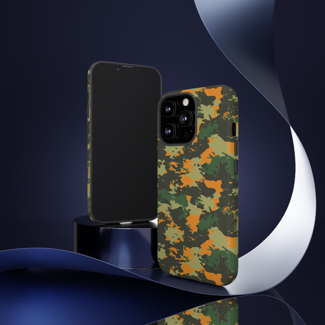 Orange Camo Case