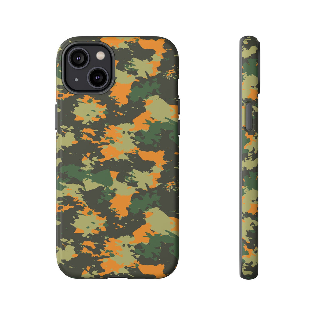 Orange Camo Case