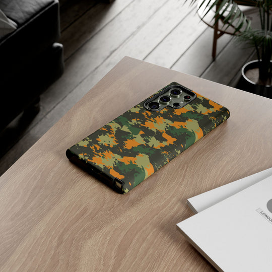 Orange Camo Case