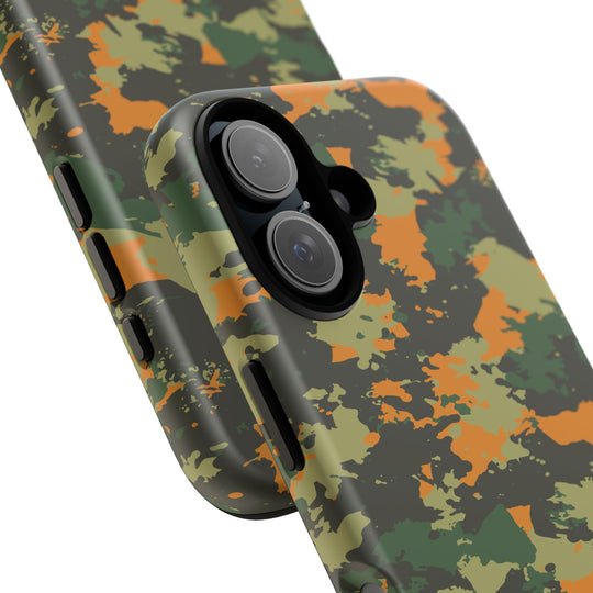 Orange Camo Case