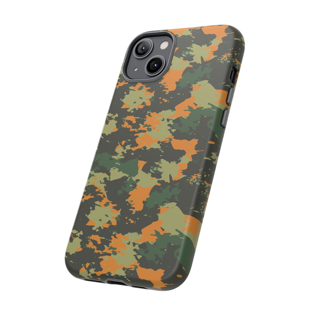 Orange Camo Case