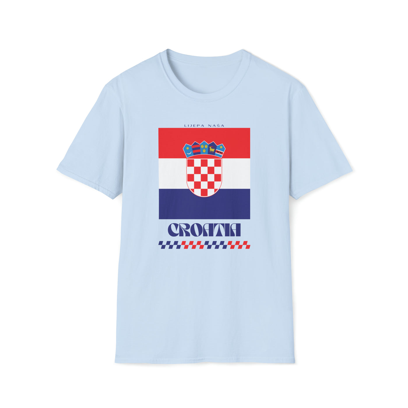 Croatia Retro T-Shirt