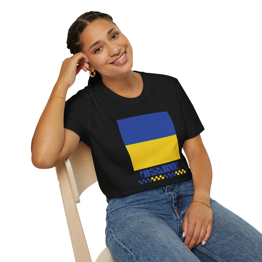 Ukraine Retro T-Shirt - Ezra's Clothing - T-Shirt