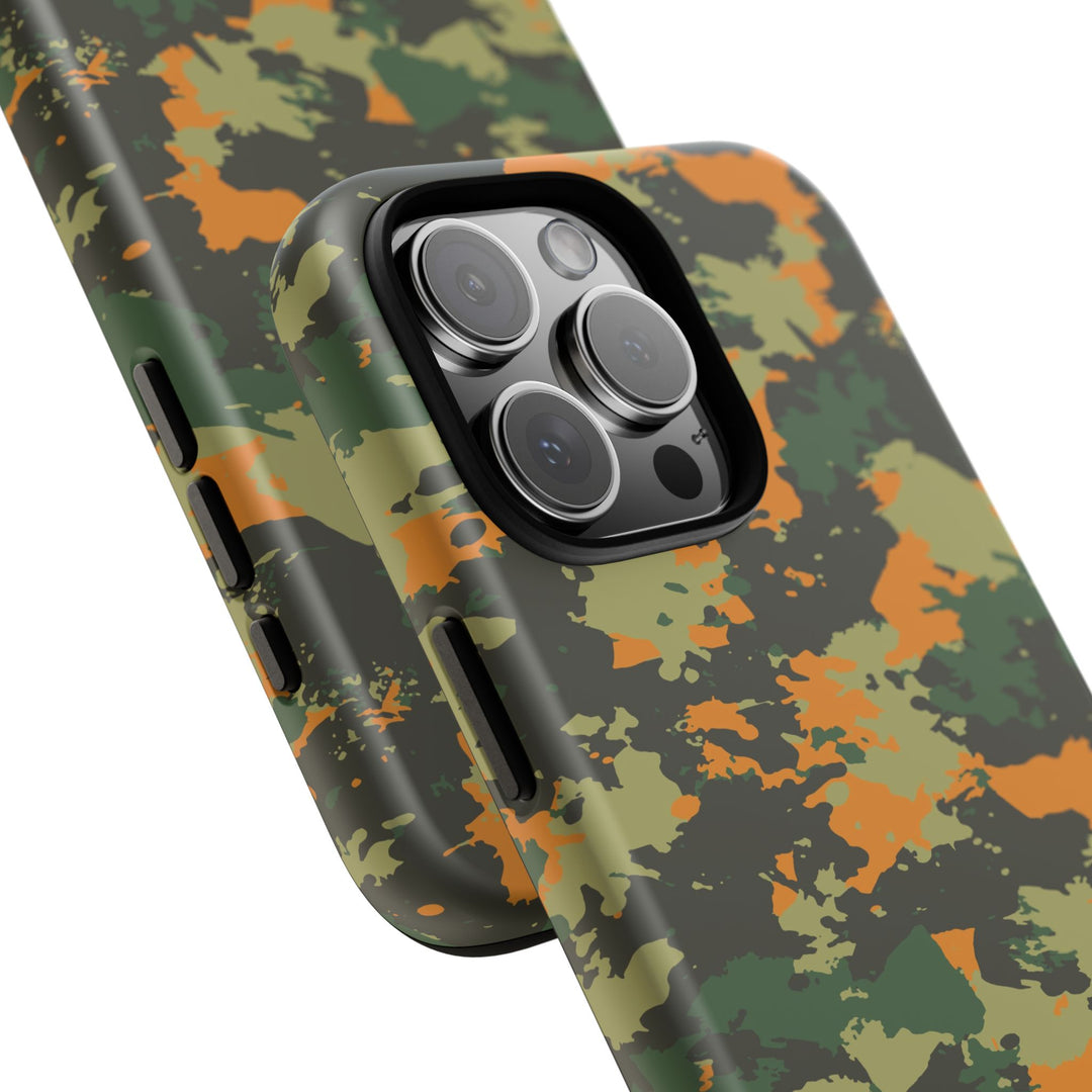 Orange Camo Case