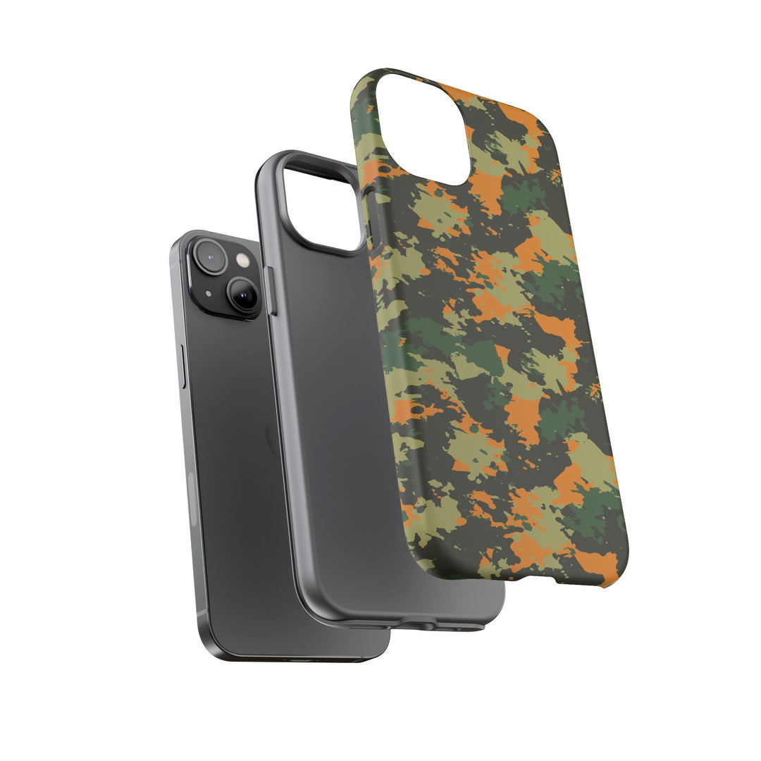 Orange Camo Case