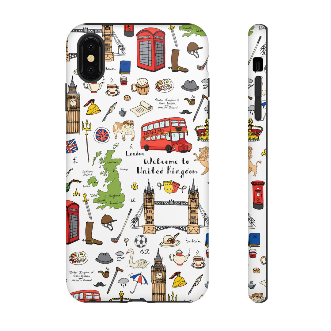 London Case - Dual Layer Tough Case - Fits Many Smartphone Models