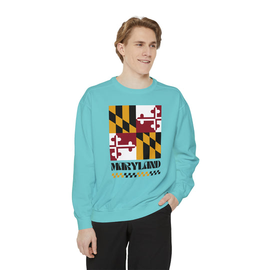 Maryland Retro Sweatshirt - Ezra's Clothing - Sweatshirt