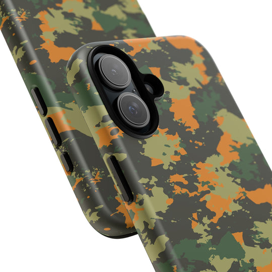 Orange Camo Case