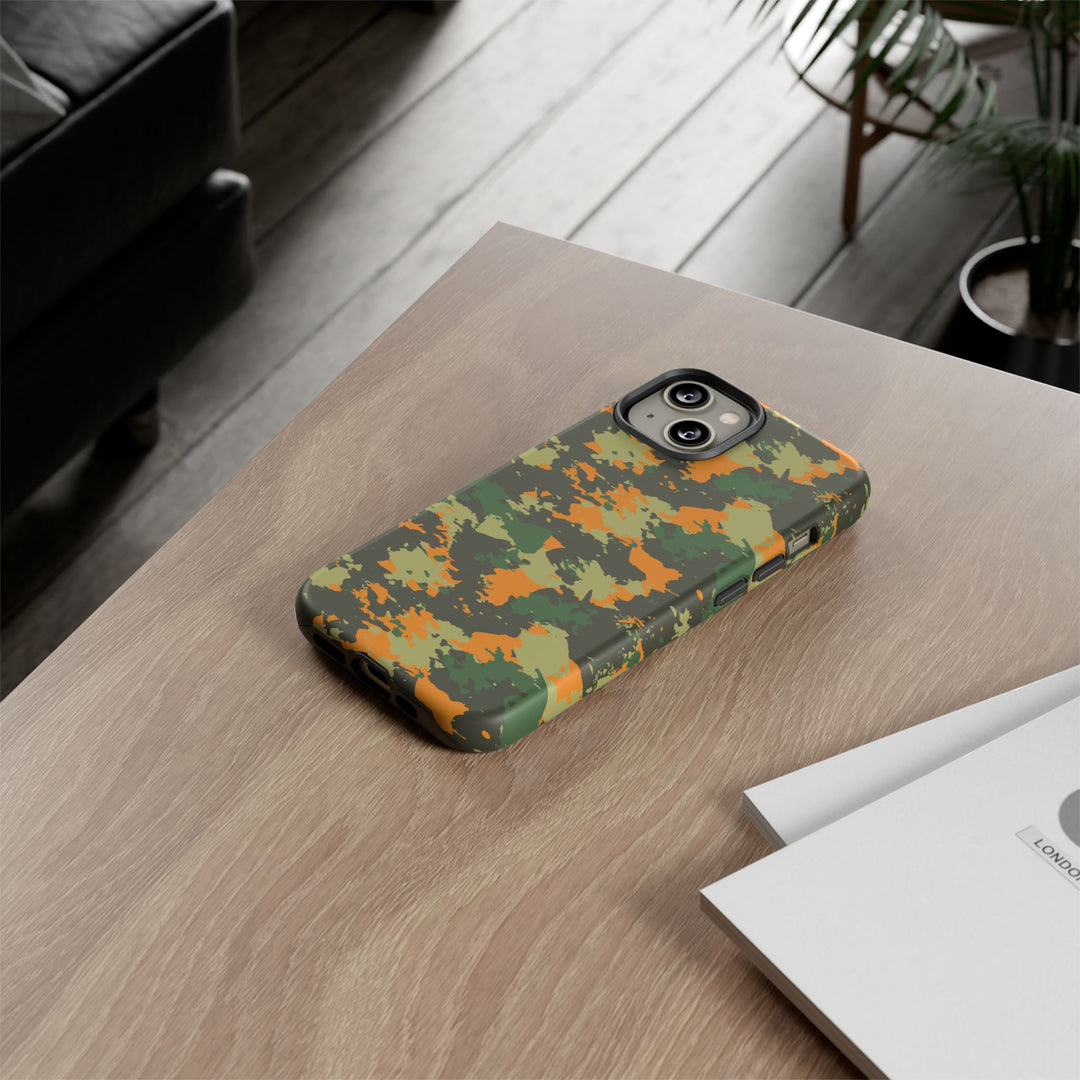 Orange Camo Case