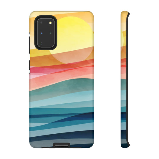 Mountain Sun Case - Dual Layer Tough Case - Fits Many Smartphone Models