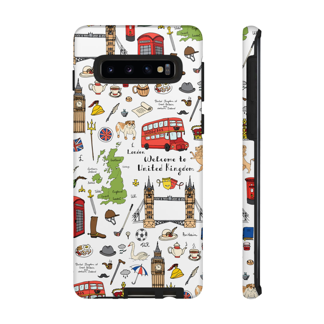 London Case - Dual Layer Tough Case - Fits Many Smartphone Models