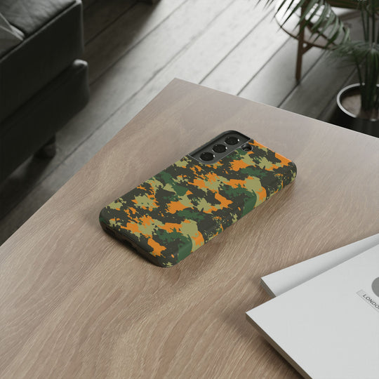 Orange Camo Case