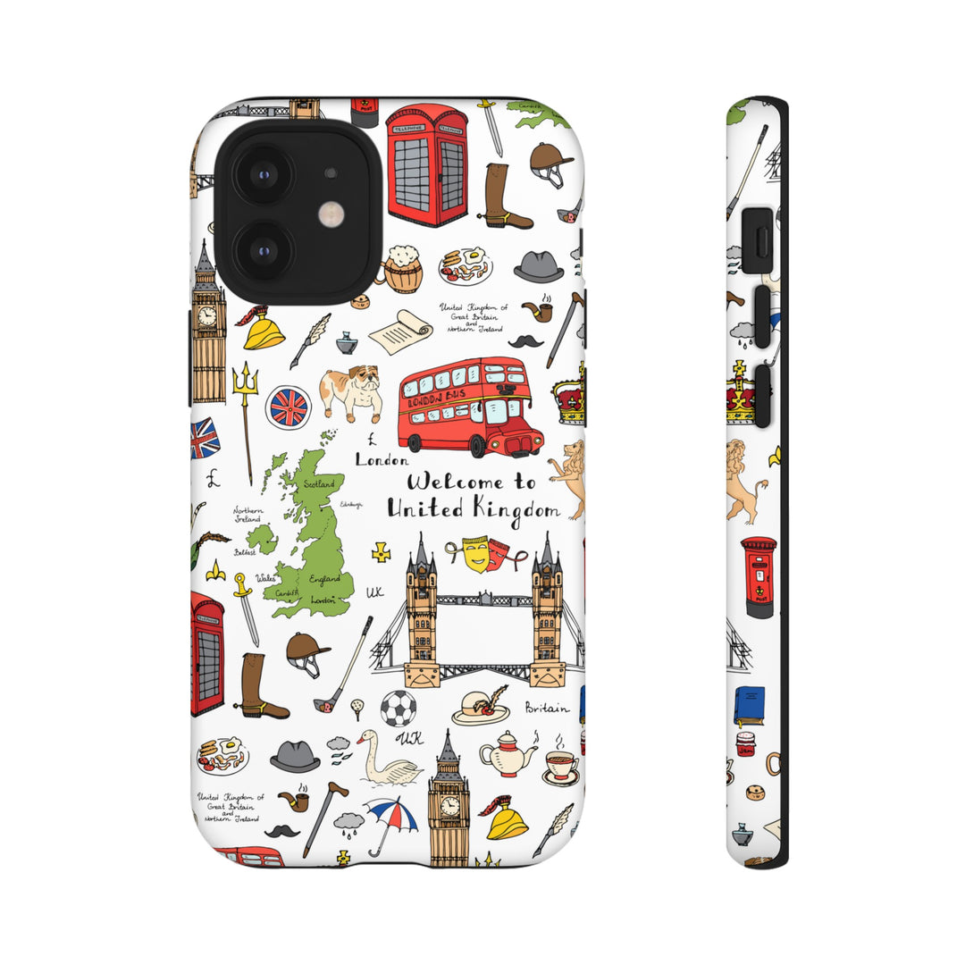 London Case - Dual Layer Tough Case - Fits Many Smartphone Models