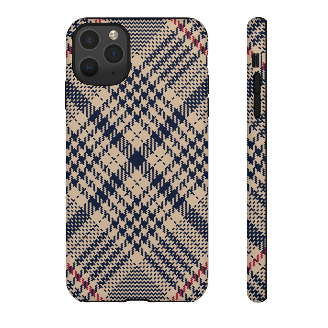 Blue Scottish Plaid Case - Dual Layer Tough Case - Fits Many Smartphone Models