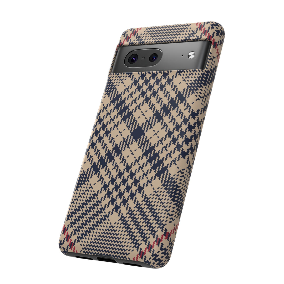 Blue Scottish Plaid Case - Dual Layer Tough Case - Fits Many Smartphone Models