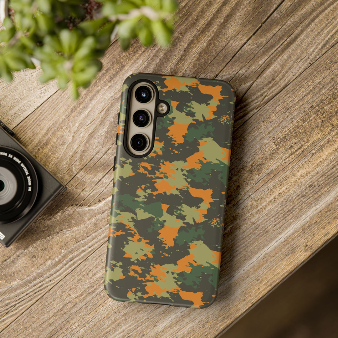 Orange Camo Case