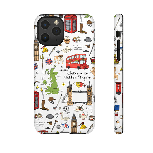 London Case - Dual Layer Tough Case - Fits Many Smartphone Models