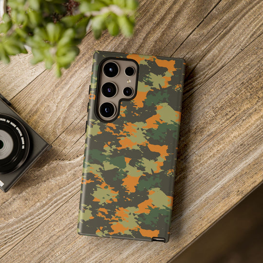 Orange Camo Case