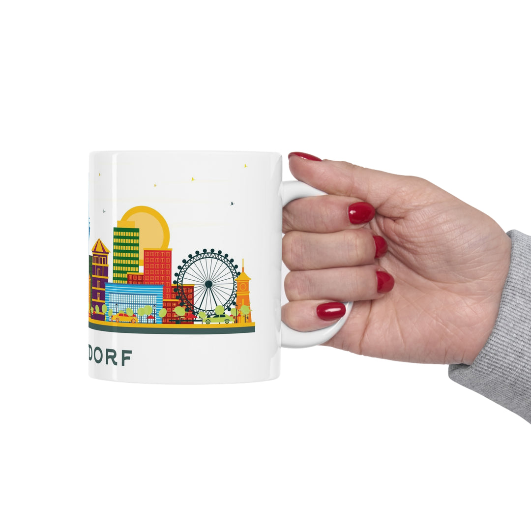 Dusseldorf Germany Coffee Mug - Ezra's Clothing - Mug